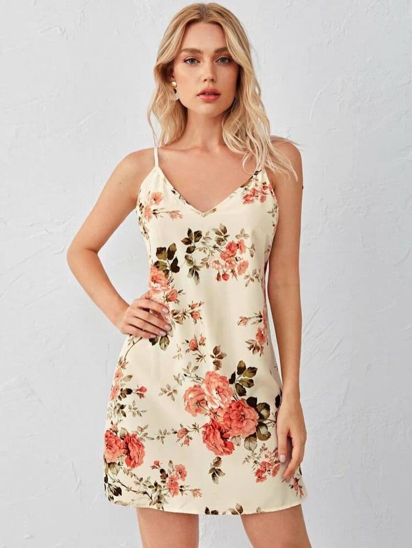 Fashion Floral Print Slip Dress | SHEIN USA