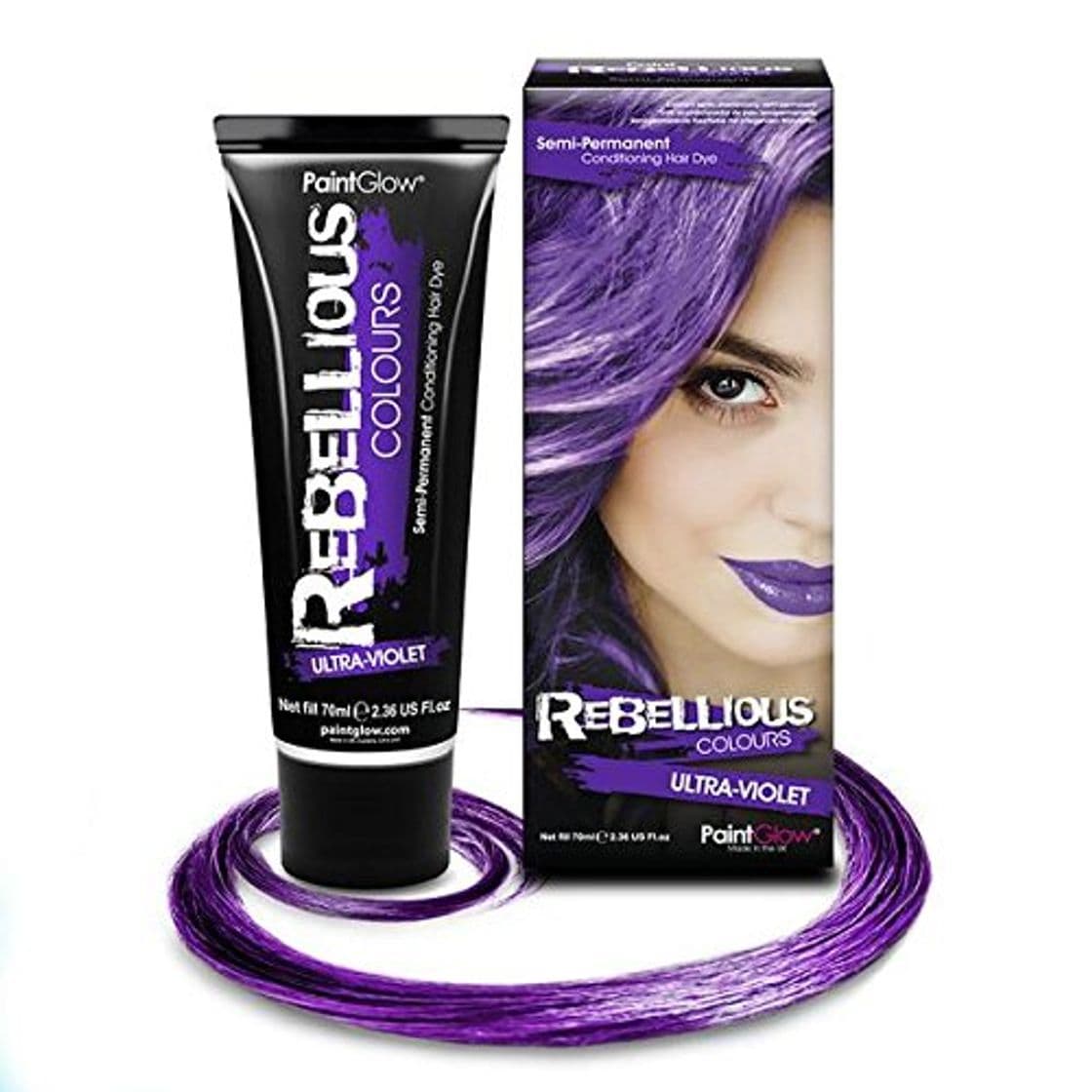 Producto Paintglow - Rebellious Colours - Tinte de Pelo Semi-Permanente