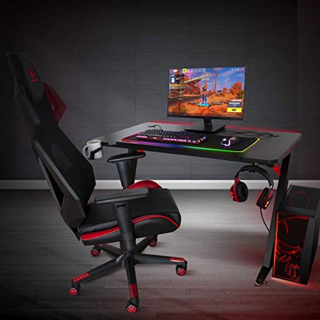 Product Spirit Of Gamer - HEADQUARTER 300 - Gran Mesa de Juego Ergonómica