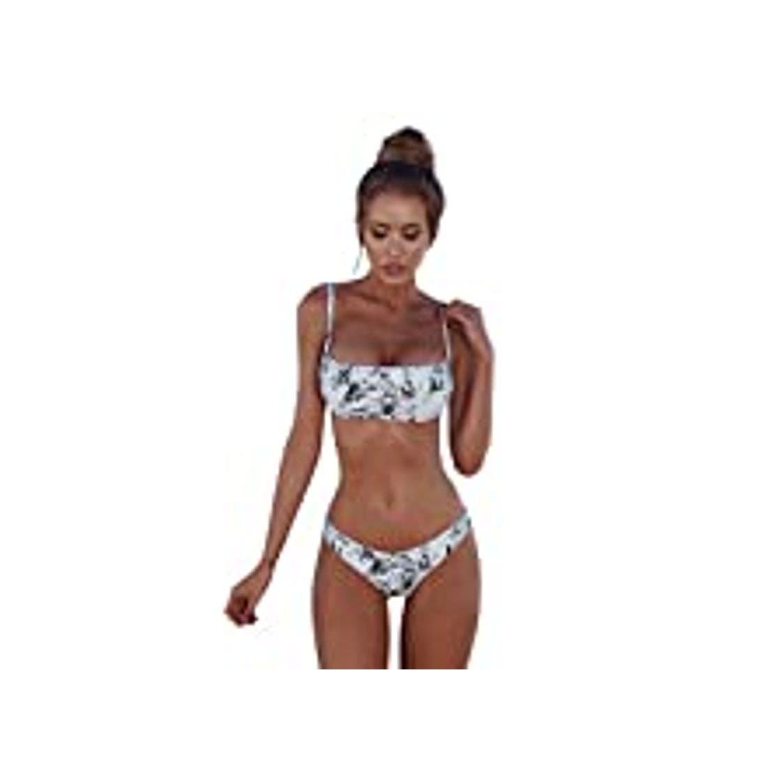 Moda SHEKINI Mujer Ropa de Baño Dividida Bikinis Conjuntos Traje de Baño de