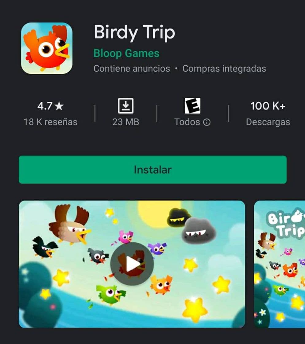 App Birdy Trip 