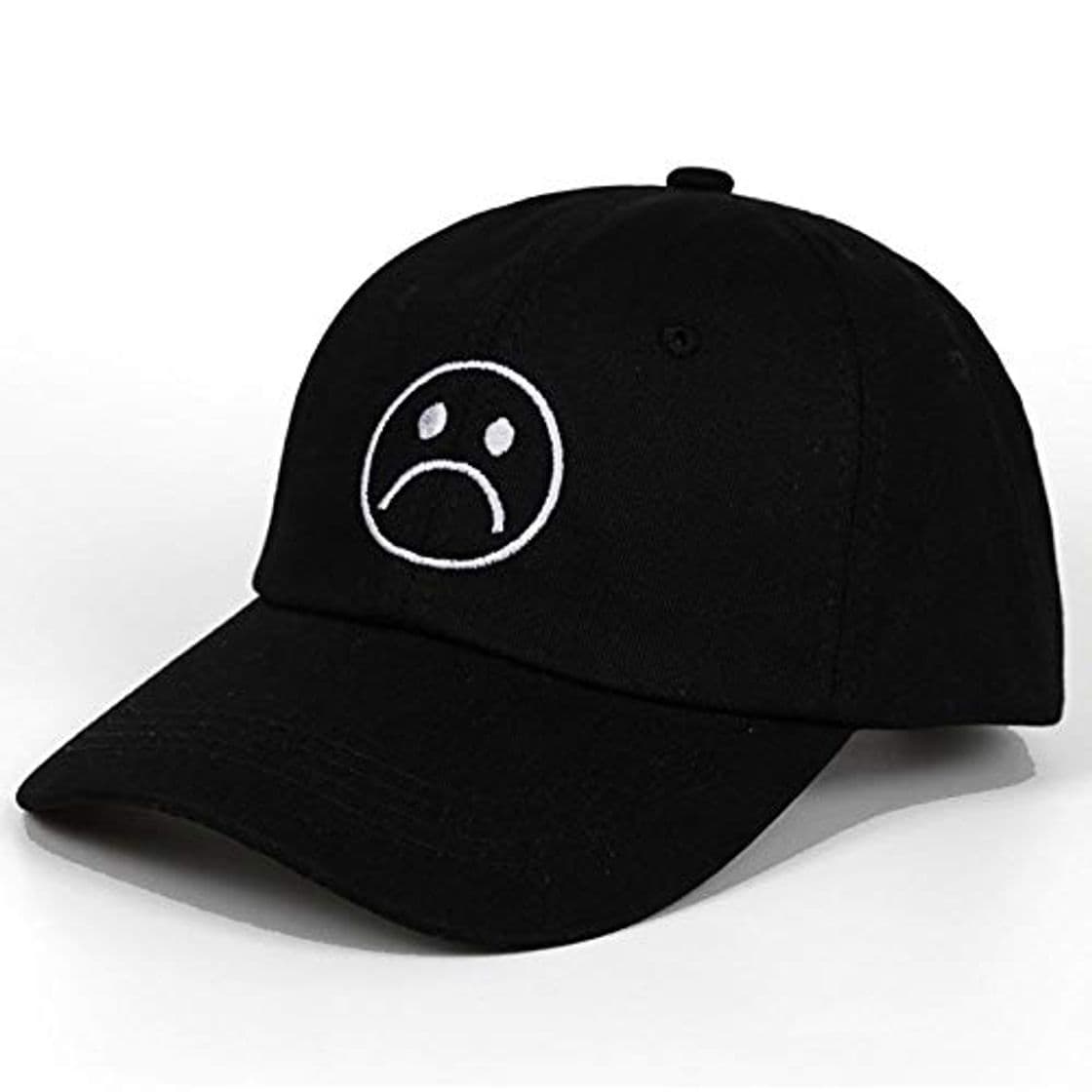 Fashion Wijider Gorras de Hombre Beisbol Letra Sad Boy Gorra de Béisbol Moda Papá Sombrero Llorando Cara Algodón Sombrero Gorras de Hip Hop Sombreros Sombreros de Monopatín Casquillo Casual Negro