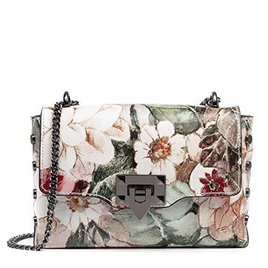 Producto FIRENZE ARTEGIANI. Liberata Bolso Bandolera Mujer.Piel auténtica Ruga Estampado .Bolso Bandolera Mujer.Made