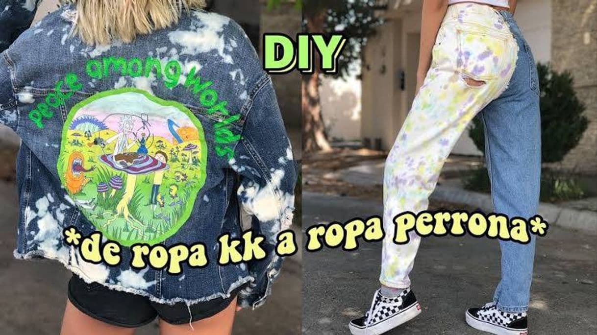 Moda Decolorando y pintando mi ropa para hacerla COOL 