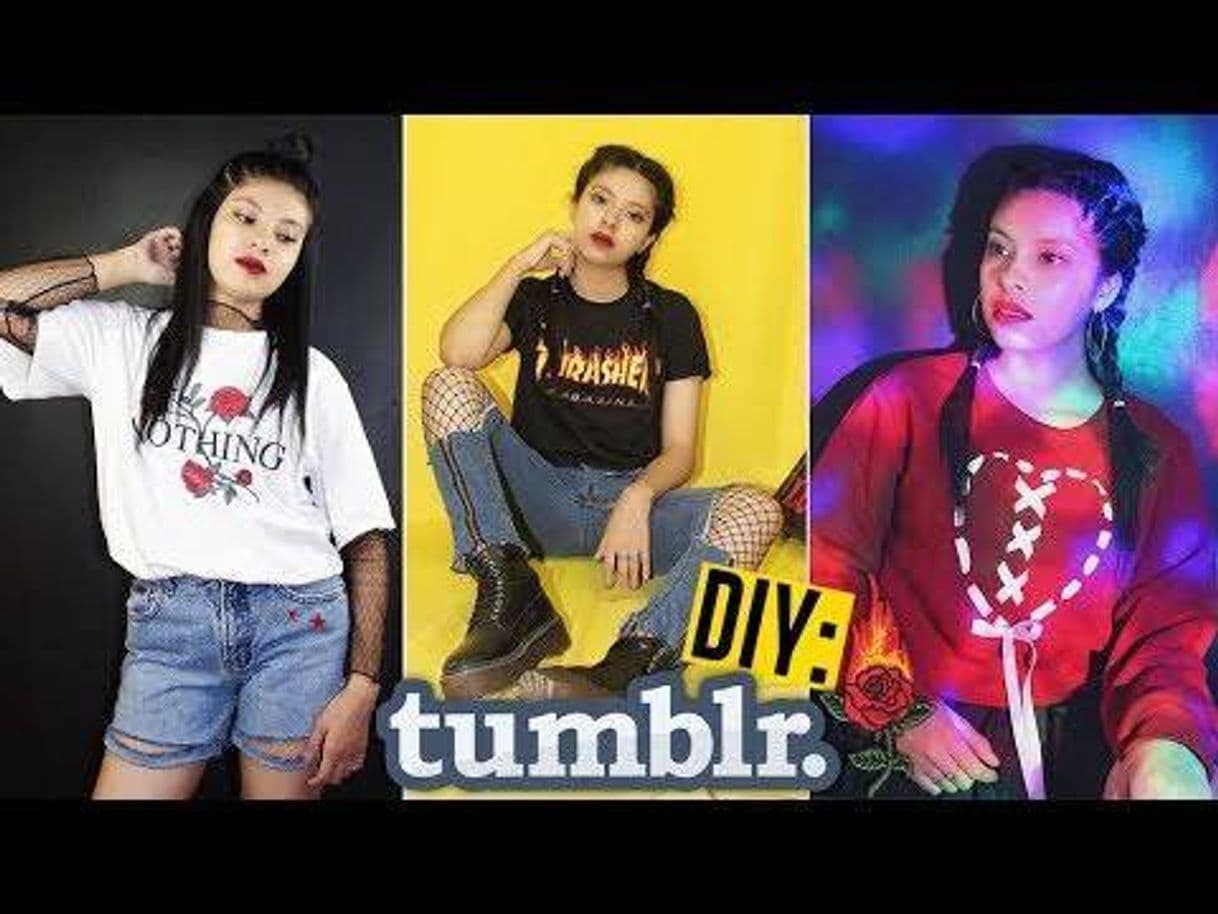 Moda DIY: ¡RENUEVA TU ROPA VIEJA A TUMBLR!