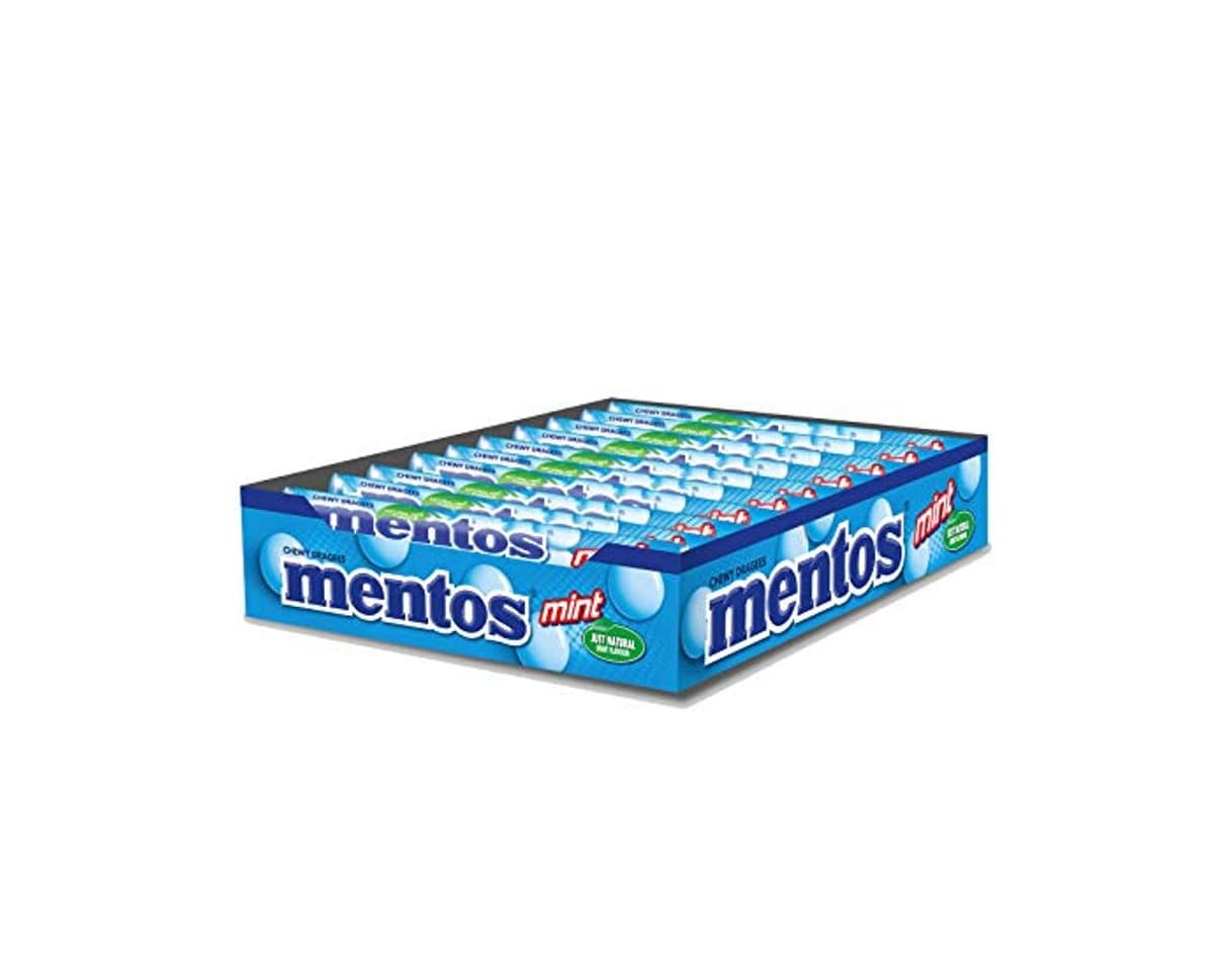 Product Mentos Menta, Caramelo Masticable - 20 unidades de 38 gr.