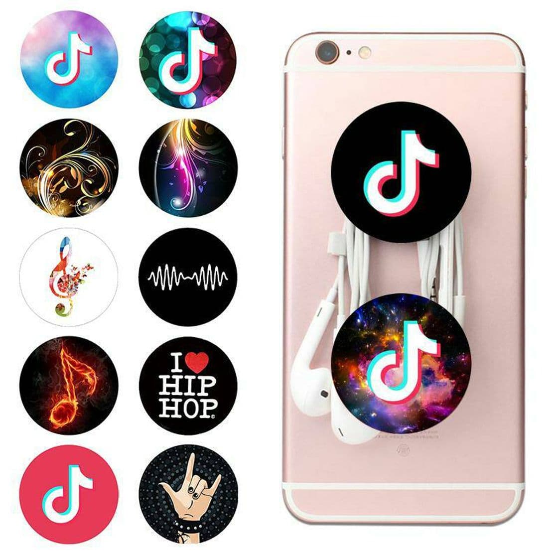 Product Round Tiktok Phone Stand Holder Musically Young Smartphone