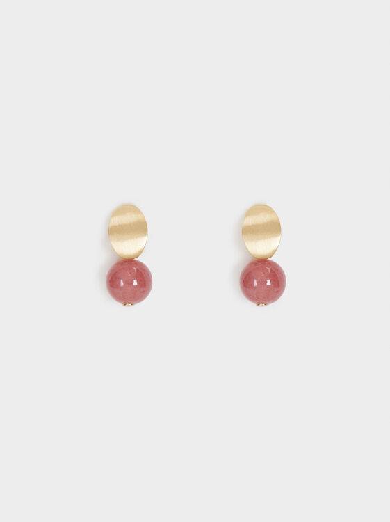 Moda Wild color stud earrings 