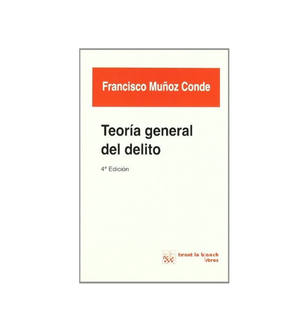 Book Teoría General del Delito