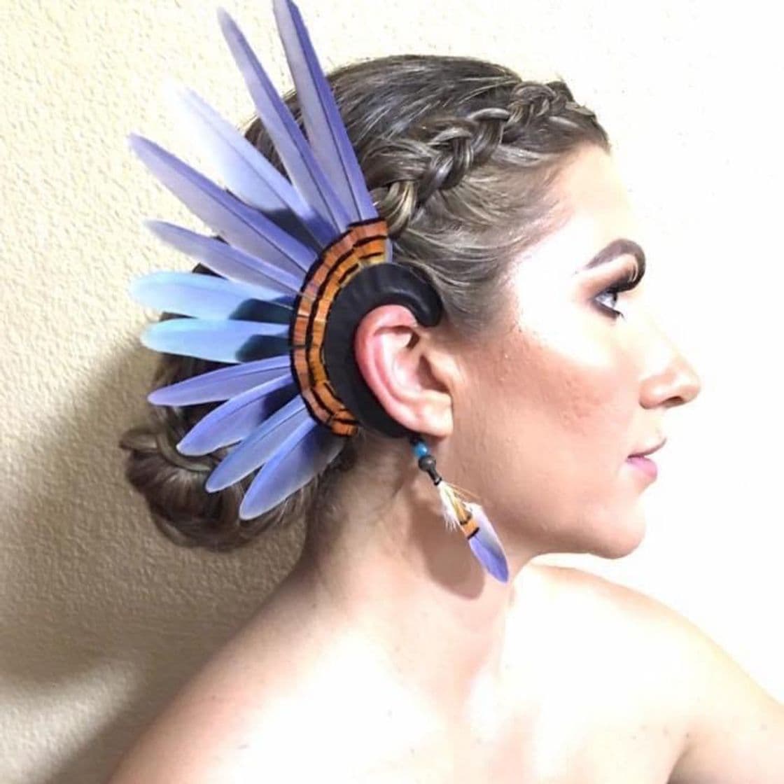 Moda Arte en plumas 