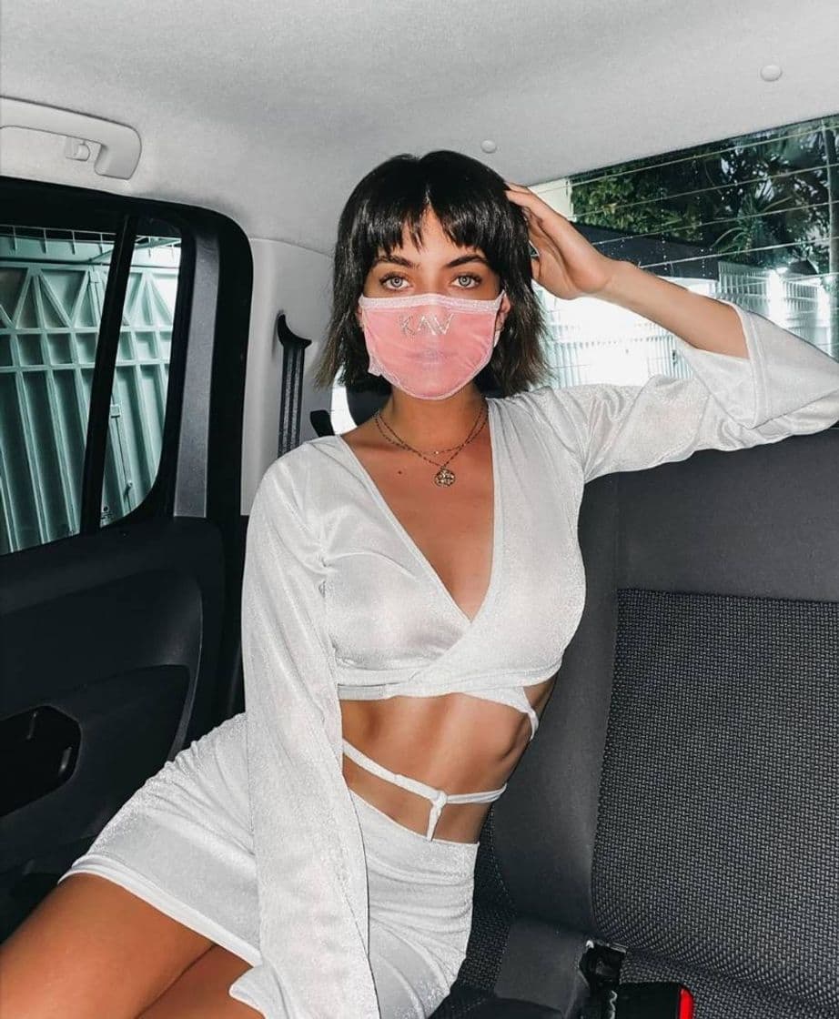 Moda KAV/Wears the Anita set & KAV Pink Matters  Face Masks 