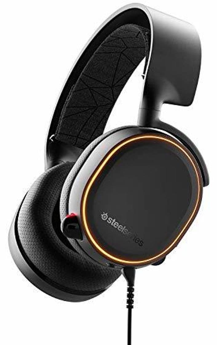 Electronic SteelSeries Arctis 5 - Auriculares de Juego, iluminados por RGB, DTS Headphone