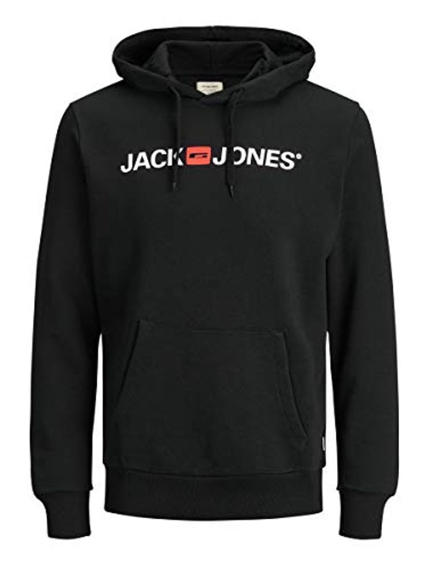 Producto JACK & JONES Jjecorp Logo Sweat Hood Noos Capucha, Negro