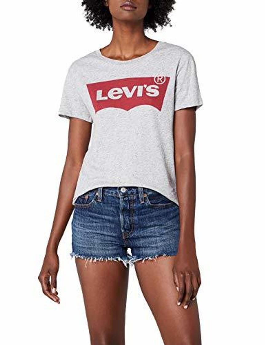 Fashion Levi's The Perfect Tee, Camiseta para Mujer, Blanco