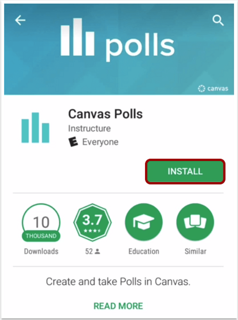 App Polls for Canvas - create and take polls in Canvas by Instructure