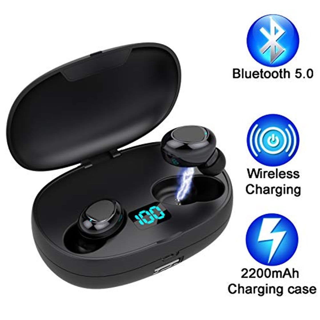 Producto Auriculares Bluetooth 5.0 de Hasta 50 Horas de Reproducción