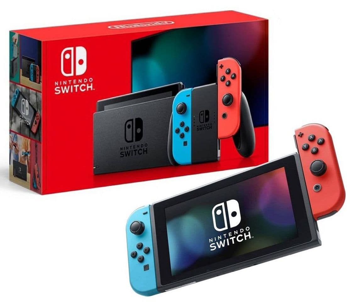 Electronic Nintendo Switch - Consola color Azul Neón/Rojo Neón