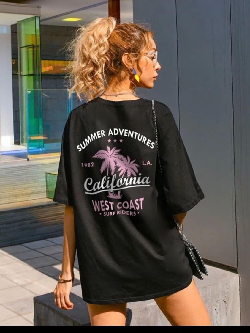 Fashion Camiseta con estampado California West Coast