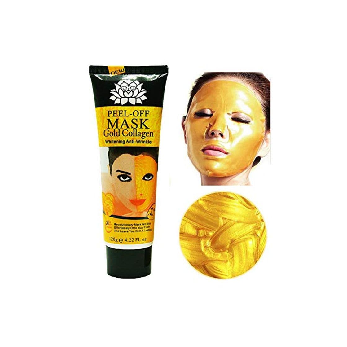 Product HailiCare – Mascarilla facial peel off con colágeno y oro de 24k