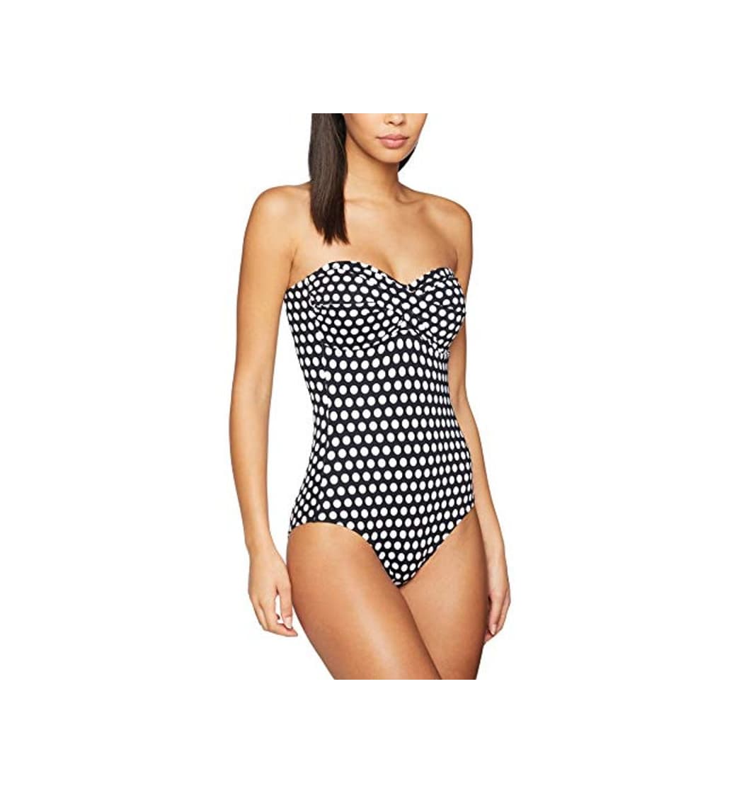 Moda Esprit Crosby Beach Swimsuit bañadores, Negro