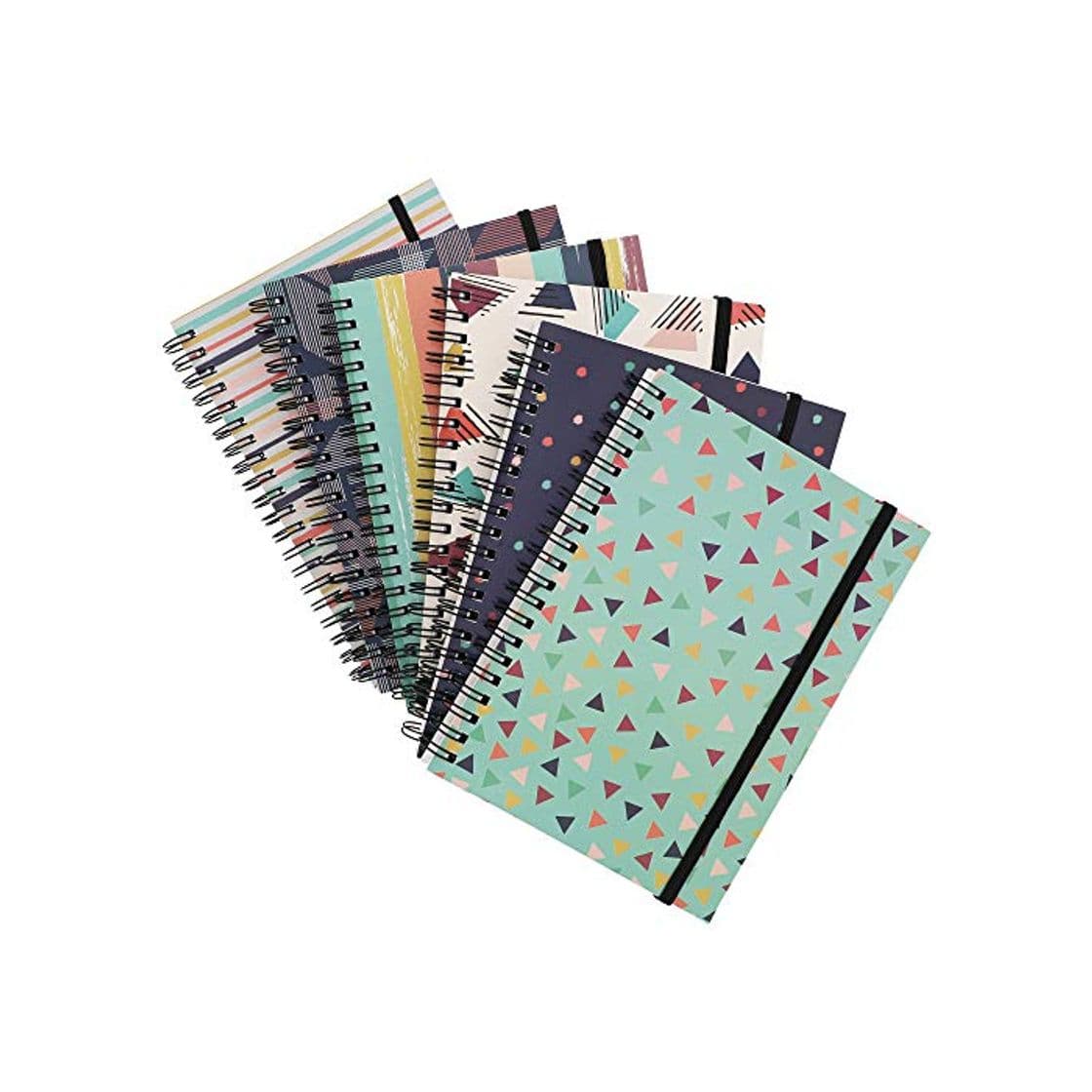 Product Paper Junkie College cuadernos en espiral con rayas