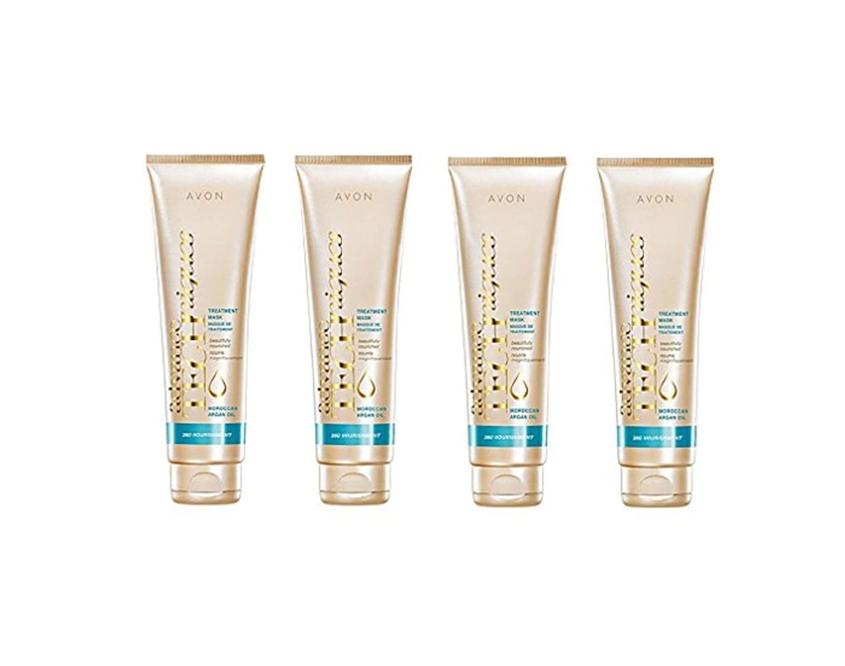 Producto 4 x Avon Mascarilla Capilar Nutrición 360 Aceite de Argán de Marruecos 150ml