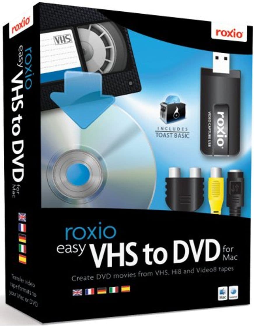 Producto Roxio Easy VHS To DVD para Mac