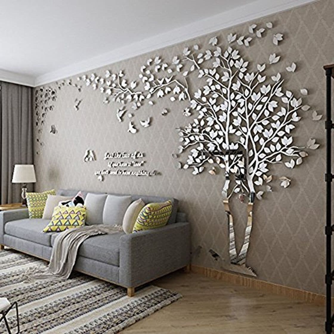 Product MJTP DIY 3D Enorme Árbol de Pareja Pegatinas de Pared Cristal Acrílico