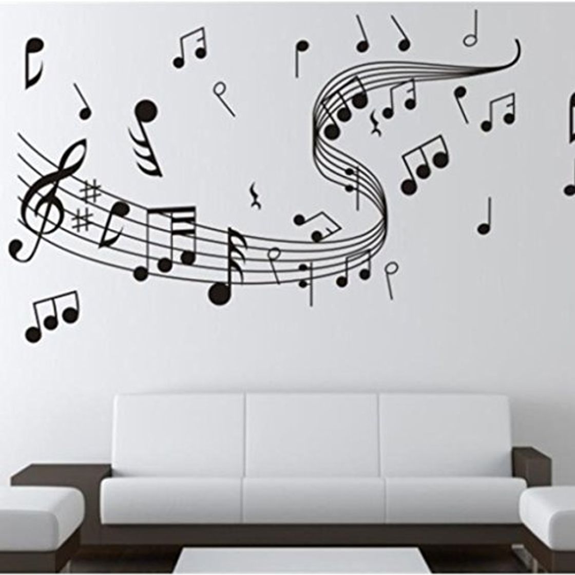 Product Topker Notas de la música Vinilo decorativo de pared Vinilo decorativo de vinilo decorativo Decoración del hogar