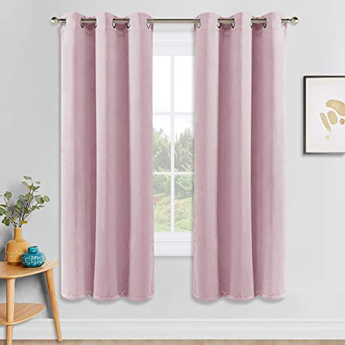 Product PONY DANCE Cortinas Rosado Niña Habitacion - Cortinas Termicas Aislantes Frio Ruido