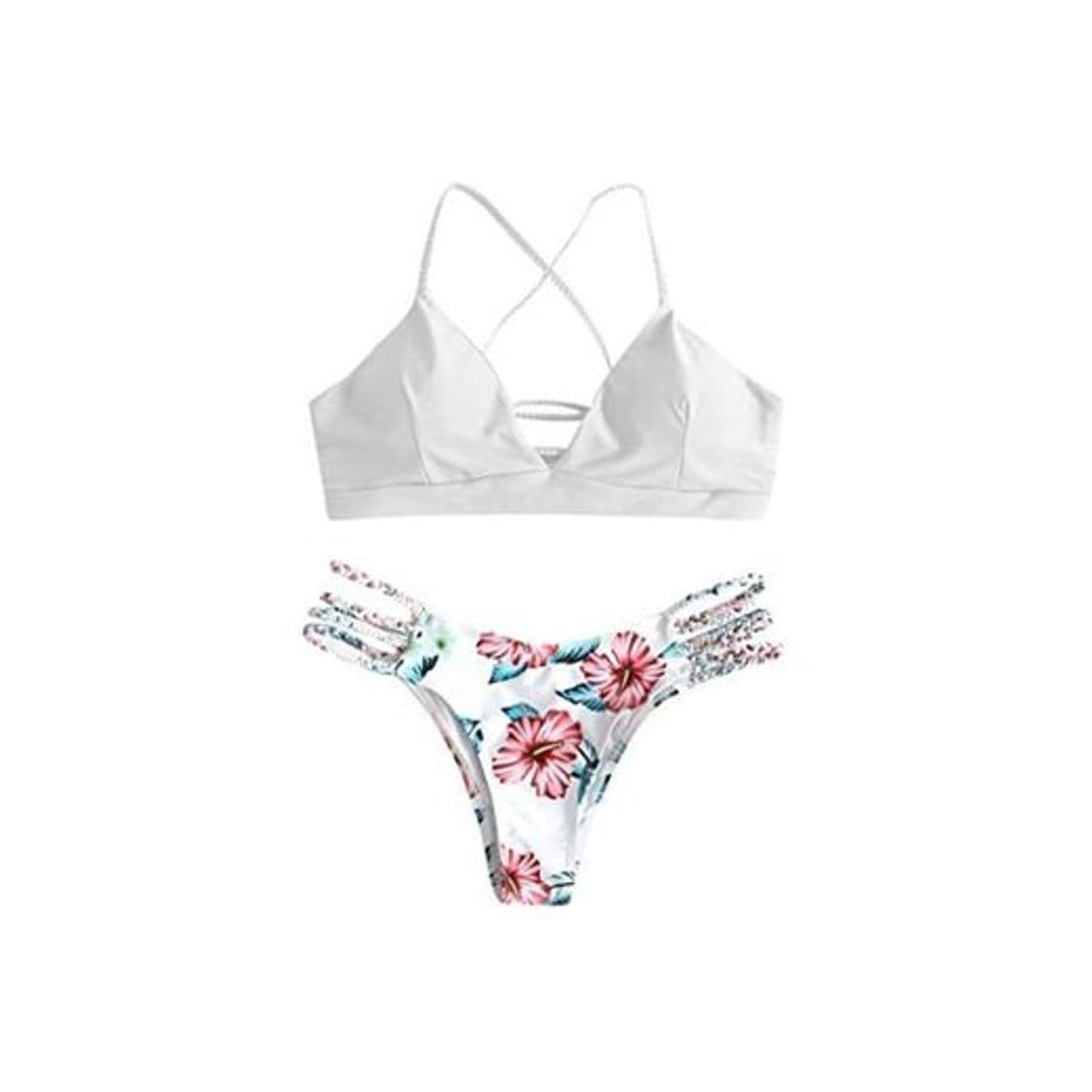 Producto riou Bikini Conjuntos de Bikinis para Mujer Push Up Mujeres Traje de BañO Estampado Bohemio Dividido BañAdores con Relleno Tops y Braguitas Mujer 2019 brasileños vikinis