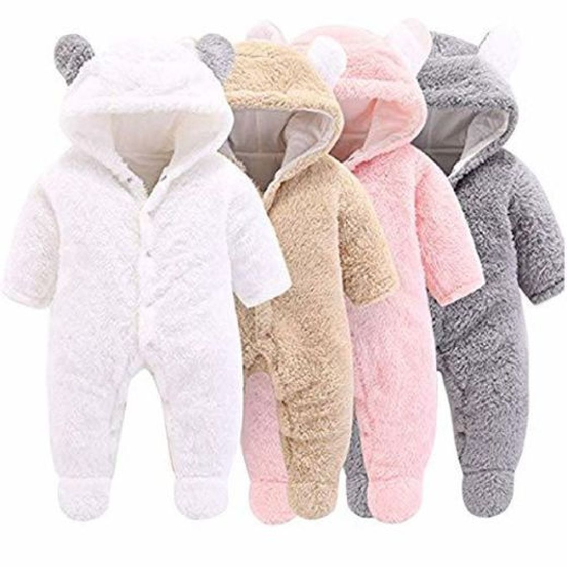 Product Haokaini - Traje de Nieve cálido para bebé Oso, Mono de Mameluco