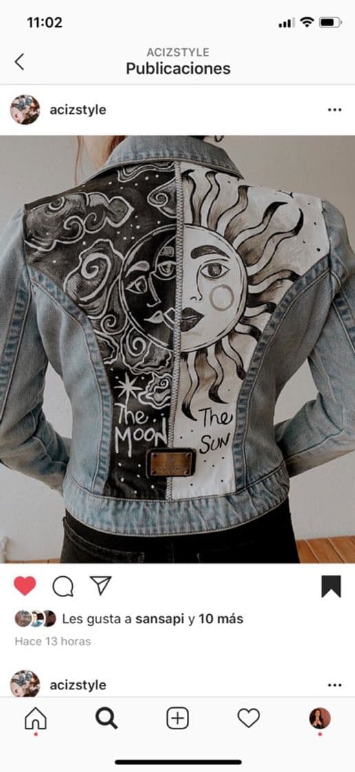 Moda Jean jacket art Style 