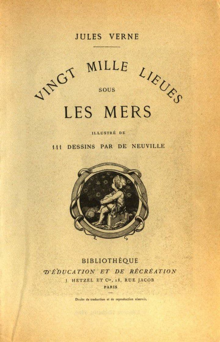 Libro Julio Verne 4. Veinte mil leguas de viaje submarino.