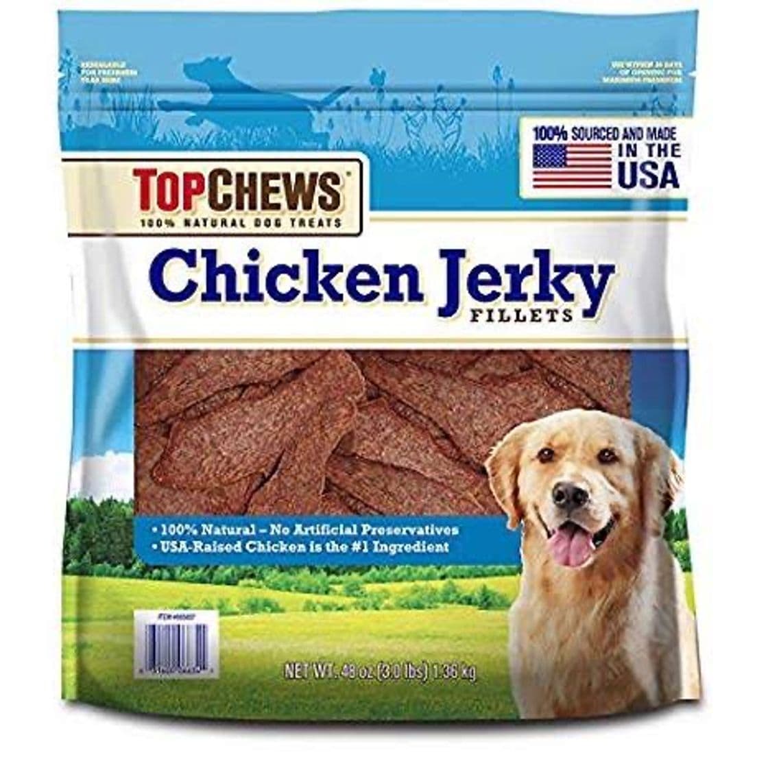 Fashion Top Chews: Chicken Jerky Fillets