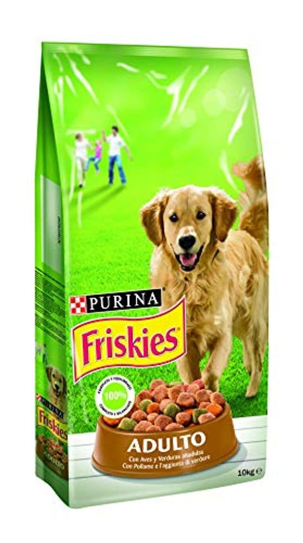 Product Purina Friskies Pienso para Perro Adulto Aves y Verduras 10 Kg