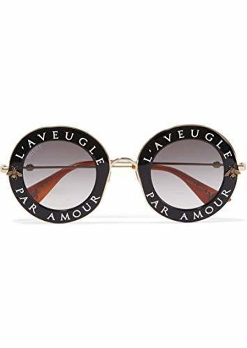 Fashion Gucci GG0113S 001 Gafas de sol, Negro