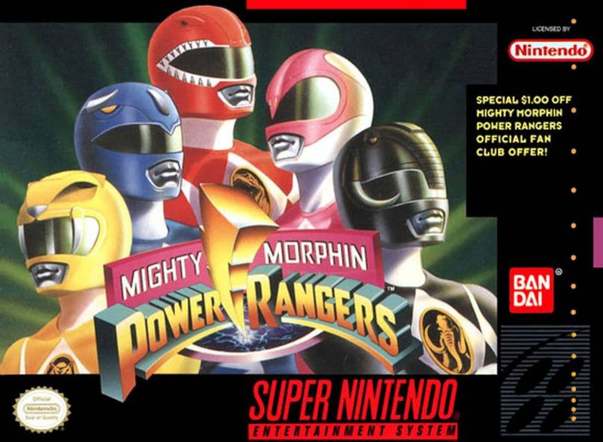 Videojuegos Mighty Morphin Power Rangers