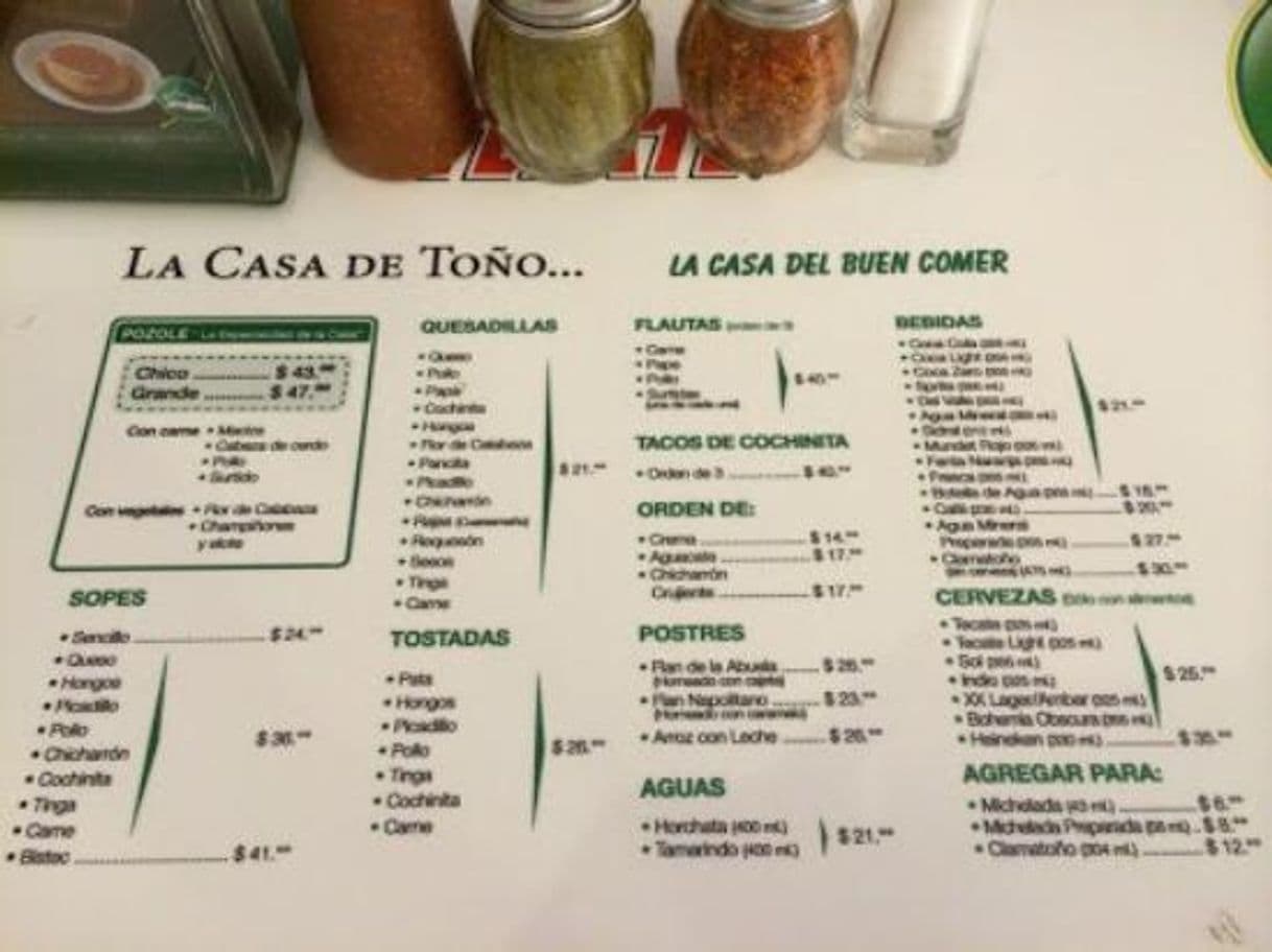 Restaurantes La Casa de Toño