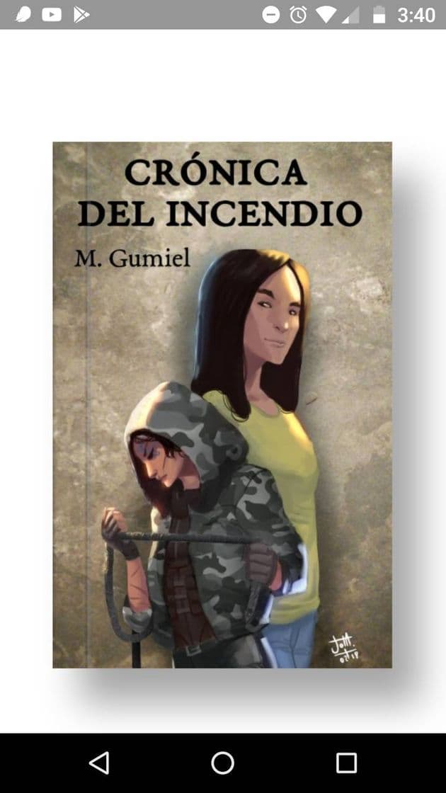 Book Libro-Crónica del incendio por Luna Cantor 