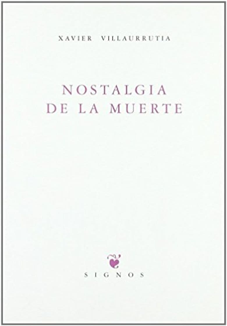 Book Nostalgia de la muerte