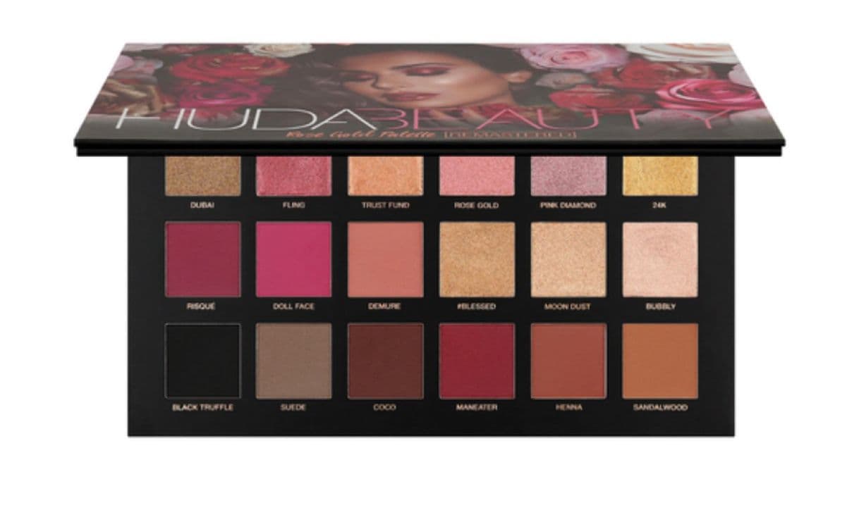 Fashion Huda Beauty Paleta Rose Gold Remastered Eyedshadow