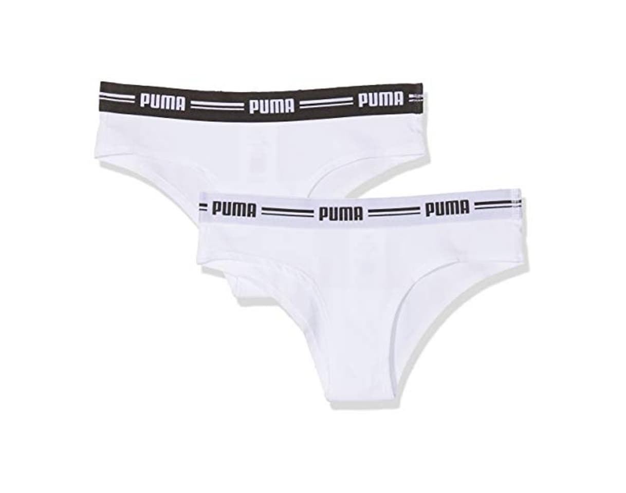 Moda PUMA Brazilian Comd 2p Pack Braguita brasileña, Blanco