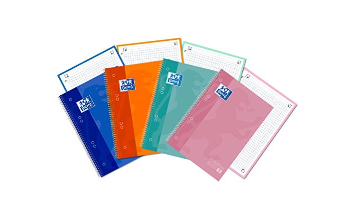 Producto Oxford Classic - Juego de 5 cuadernos espiral de tapa extradura