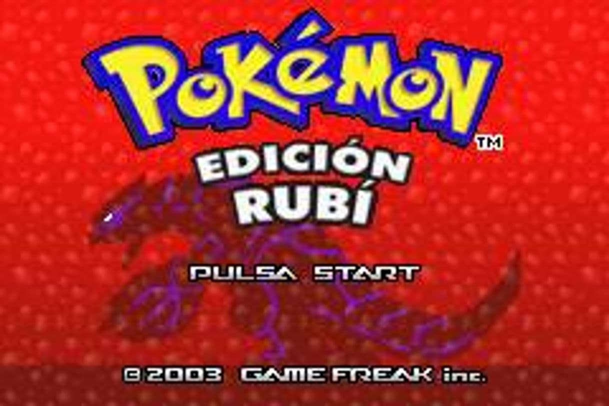 Videogames Pokemon Edicion Rubi