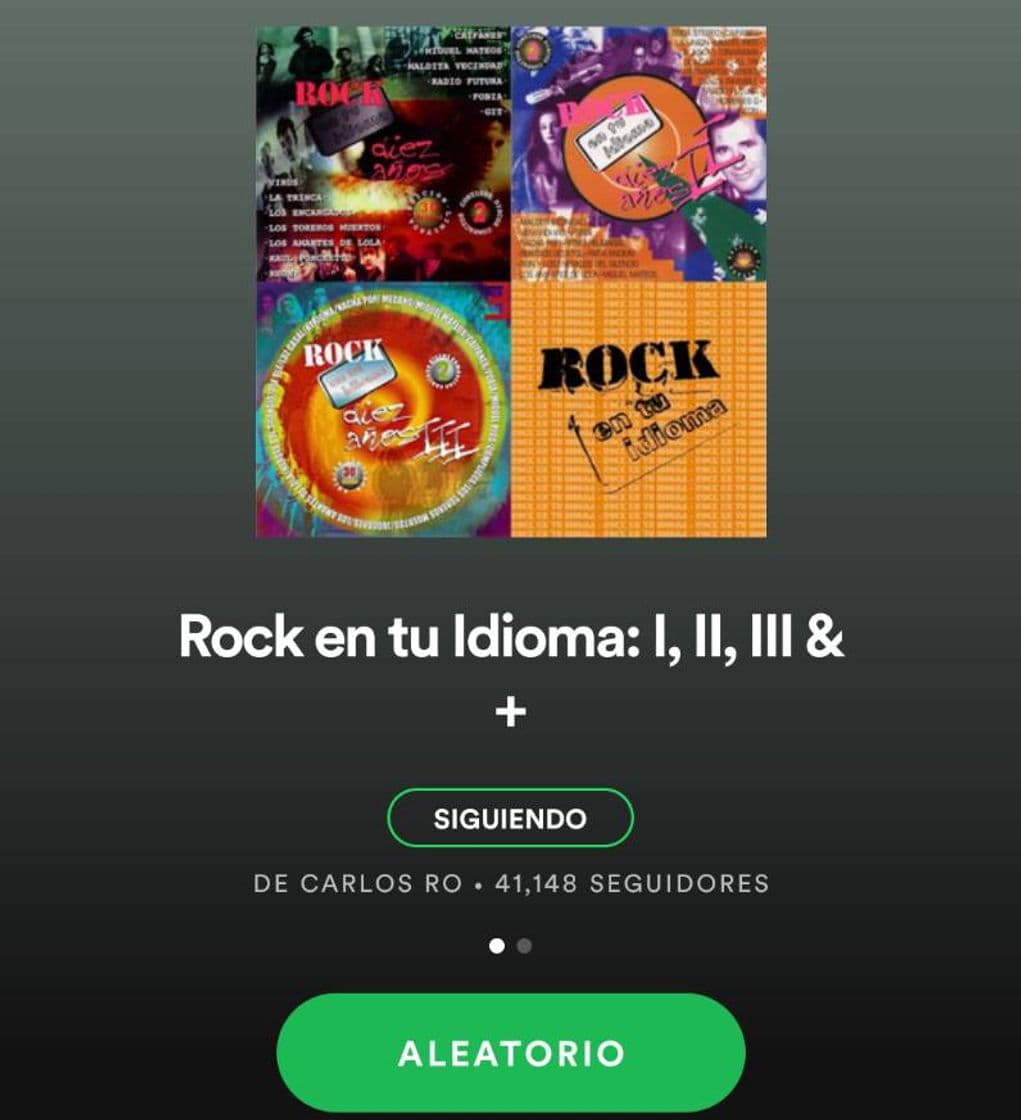 Canción Rock en tu idioma