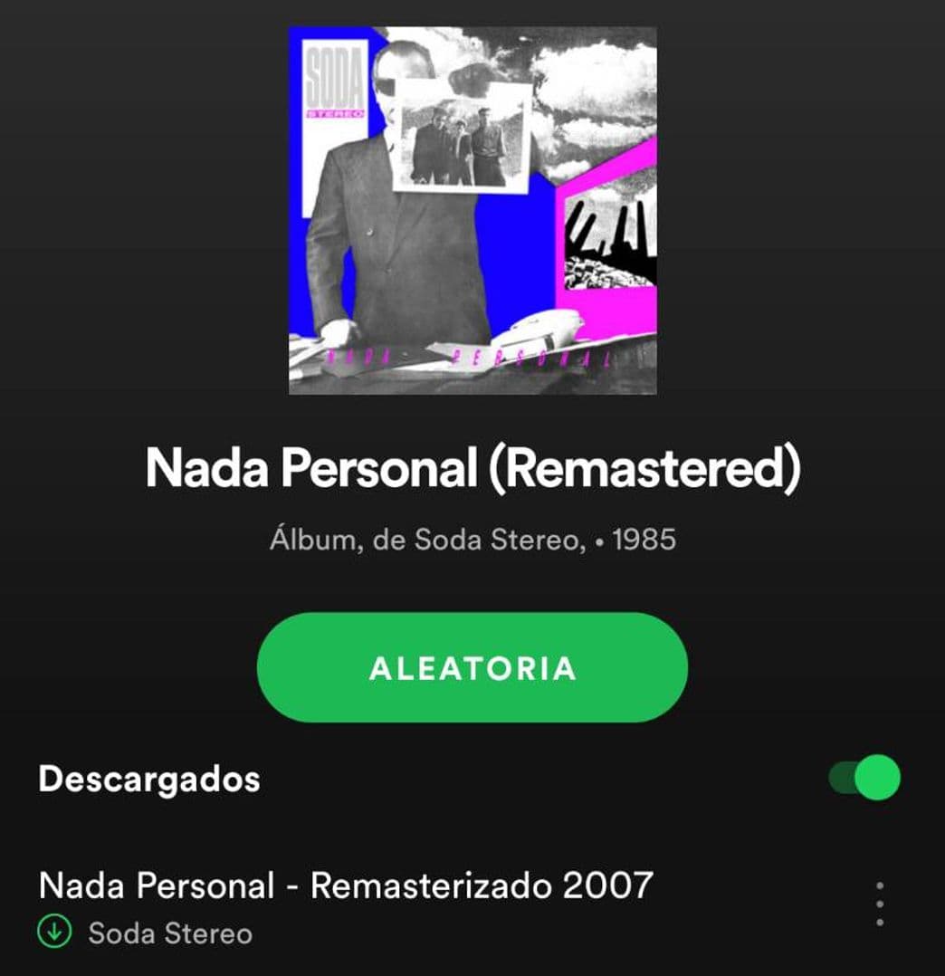 Canción SODA STEREO