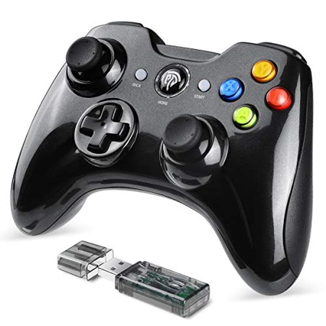 Product EasySMX Mando Inalámbrico, [Regalos Originales] 2.4GHz Gaming Controller Gamepad Joystick con Doble