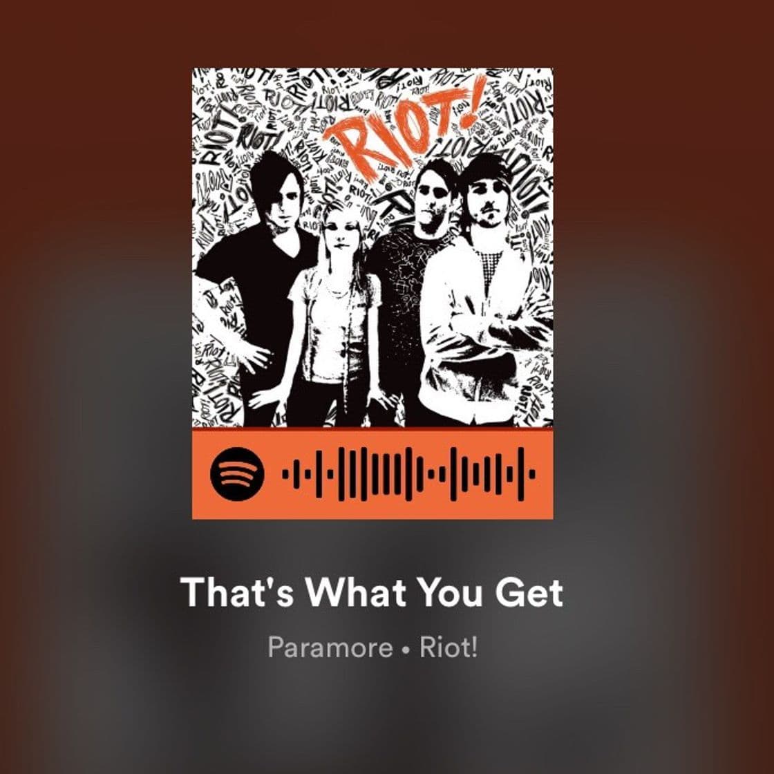 Canción That’s What You Get - Paramore