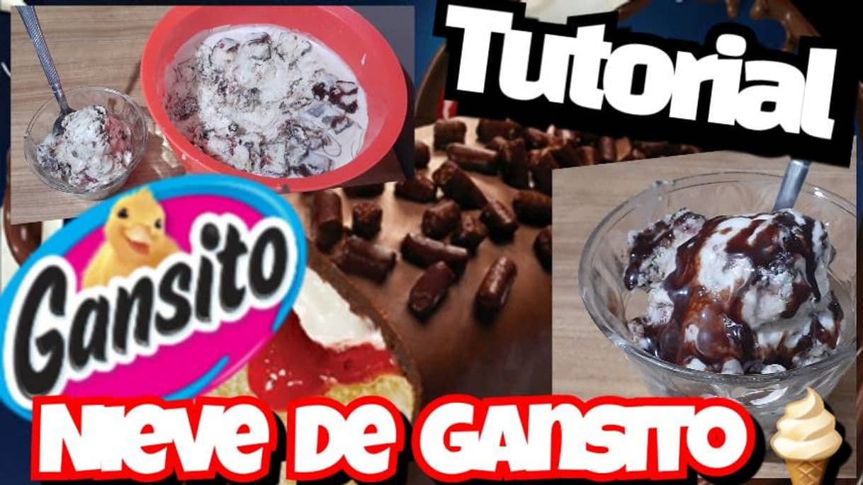 Fashion Tutorial para elaborar nieve de Gansito